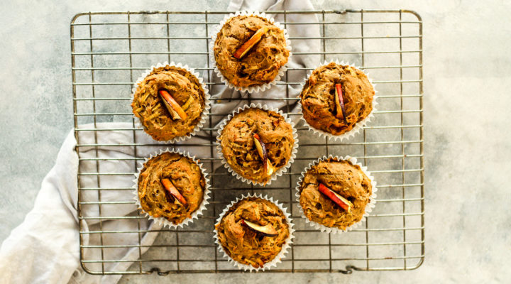 toffee apple muffins