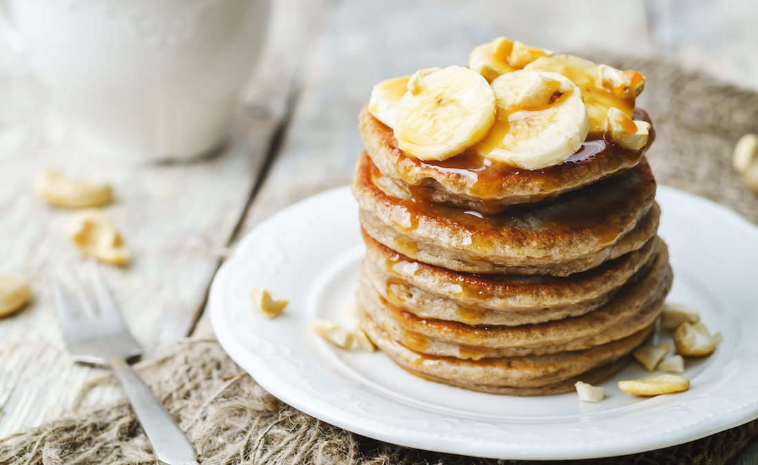 banana protein pancakes
