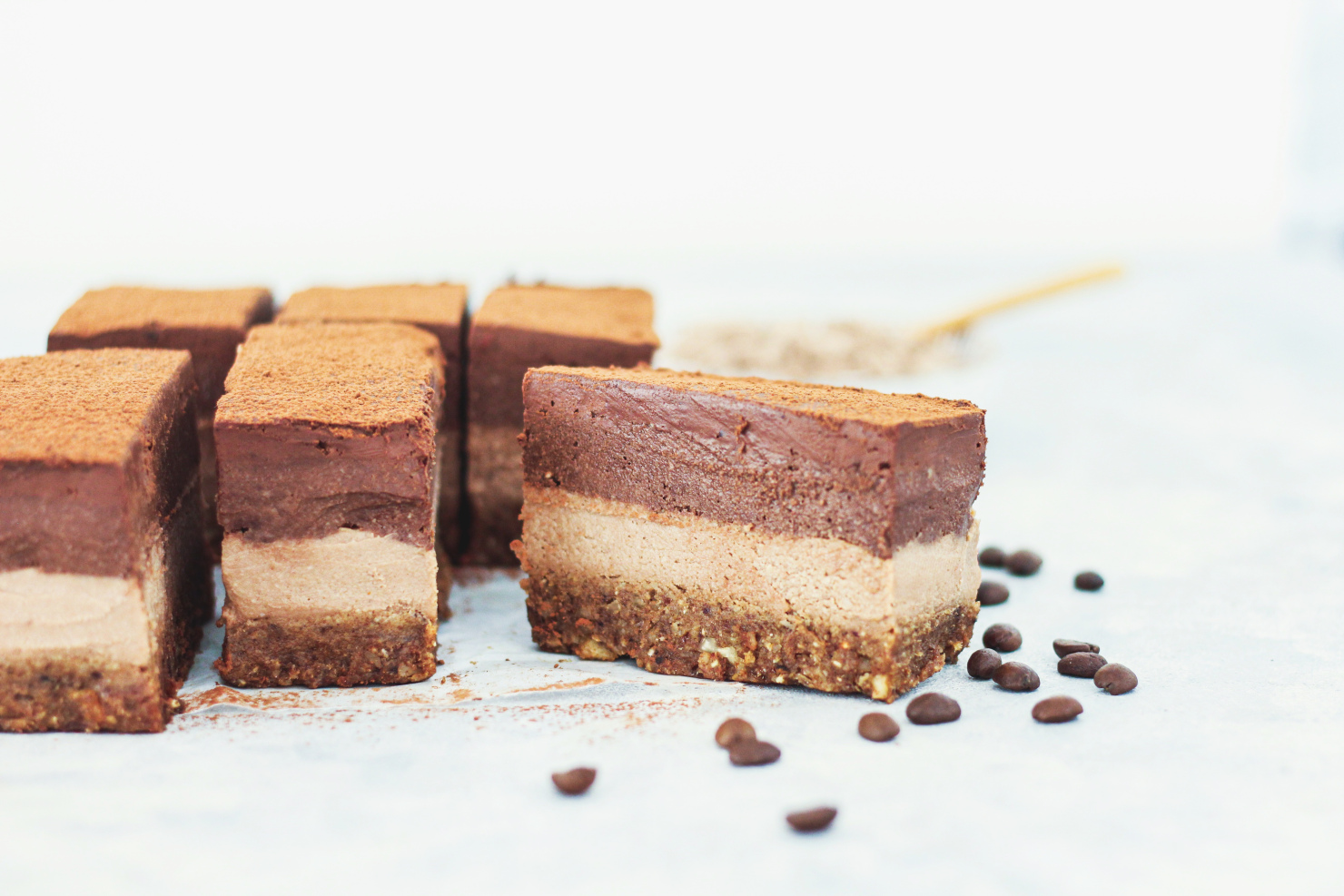 chocolate tiramisu cheesecake bars