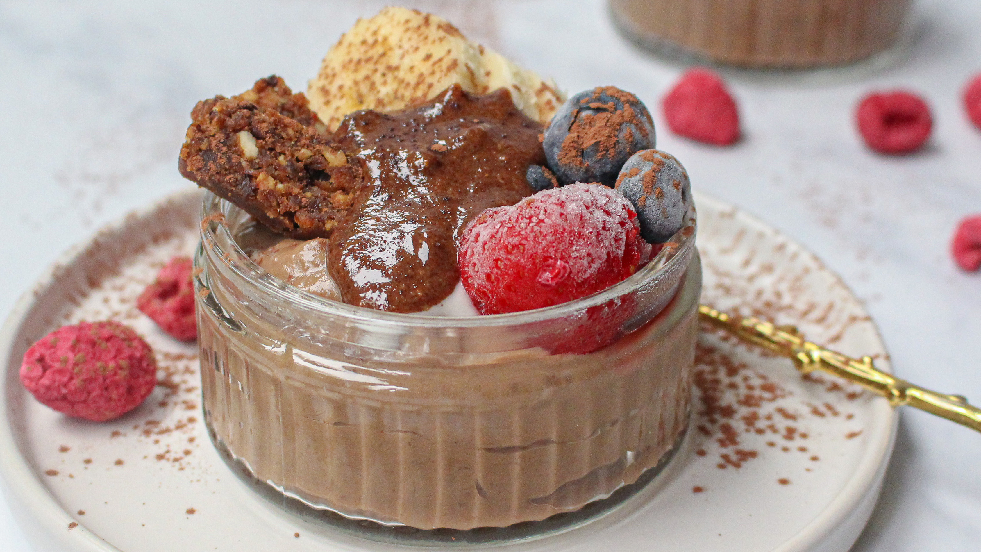 chocolate peanut butter protein pudding